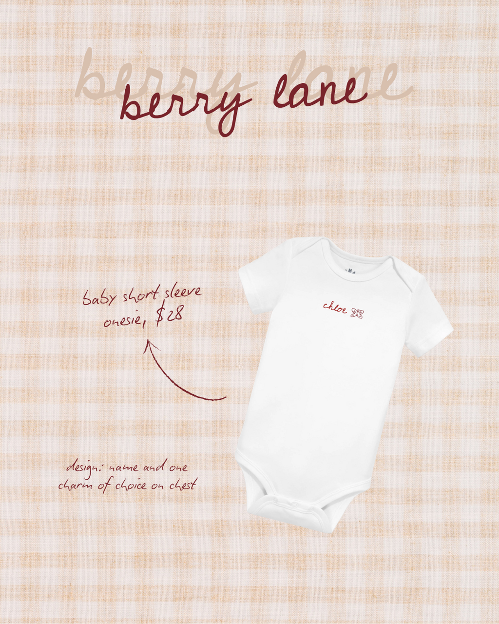 Baby short sleeve onesie