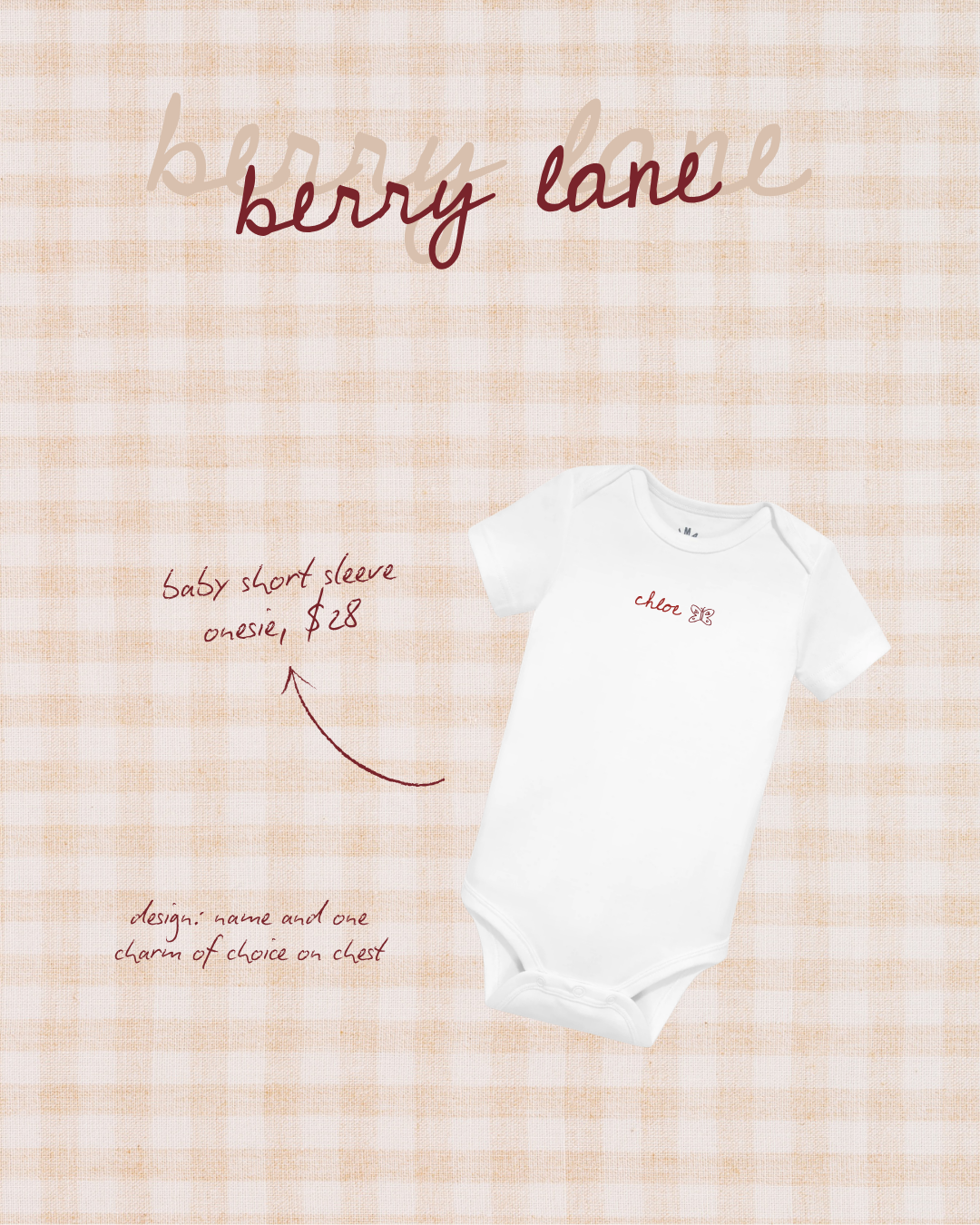 Baby short sleeve onesie